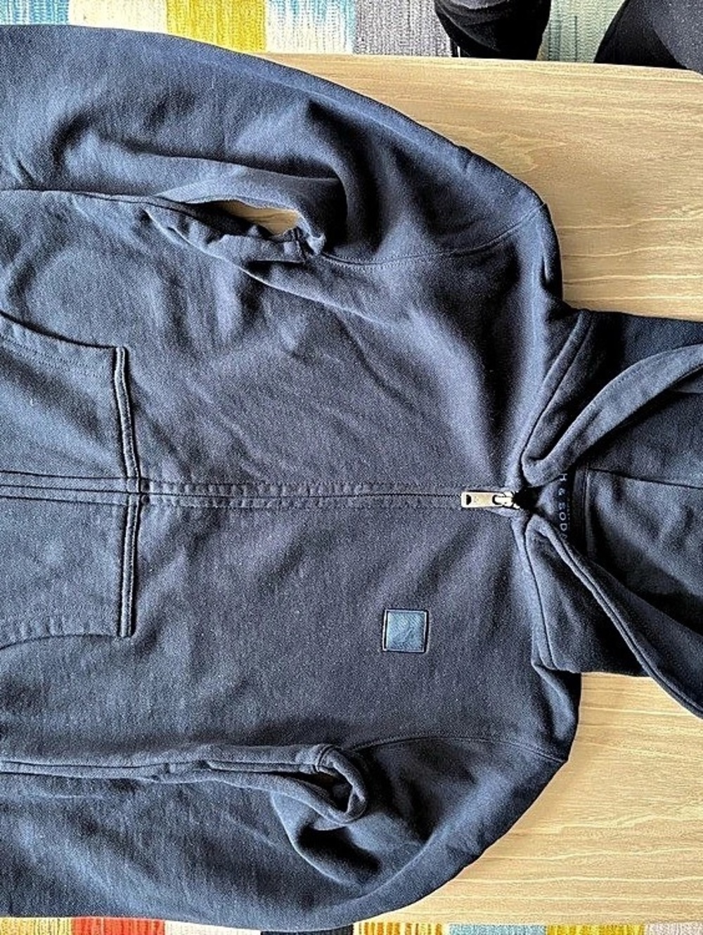 Scotch & Soda Boys' Essentials Zip-Up Hoodie Navy Blue Size 12